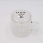 Glass Tea Cup with Infuser and Lid